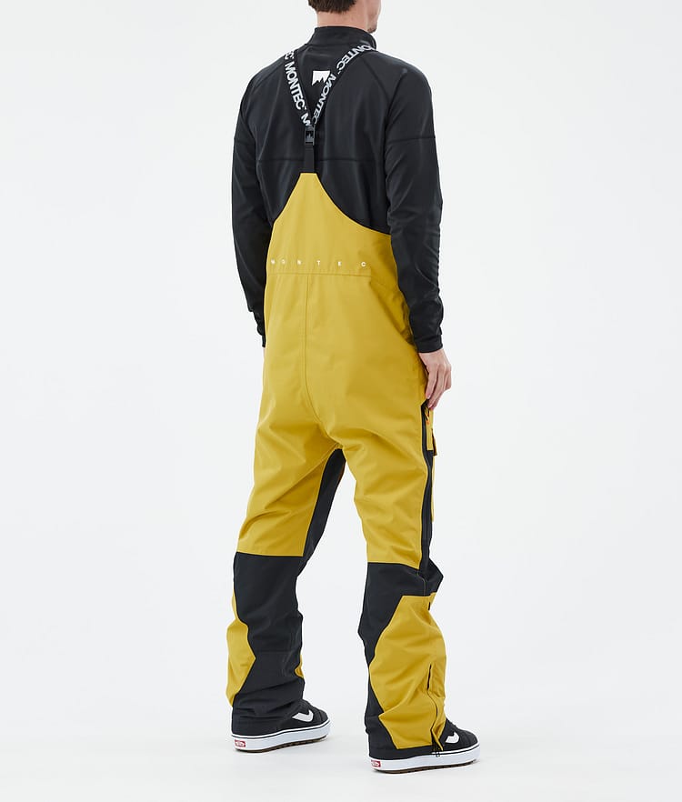 Fawk Pantalon de Snowboard Homme Yellow/Black, Image 4 sur 7