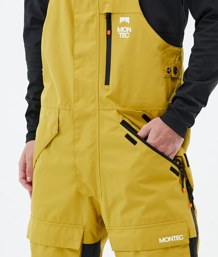 Fawk Pantalon de Ski Homme Yellow/Black, Image 5 sur 7