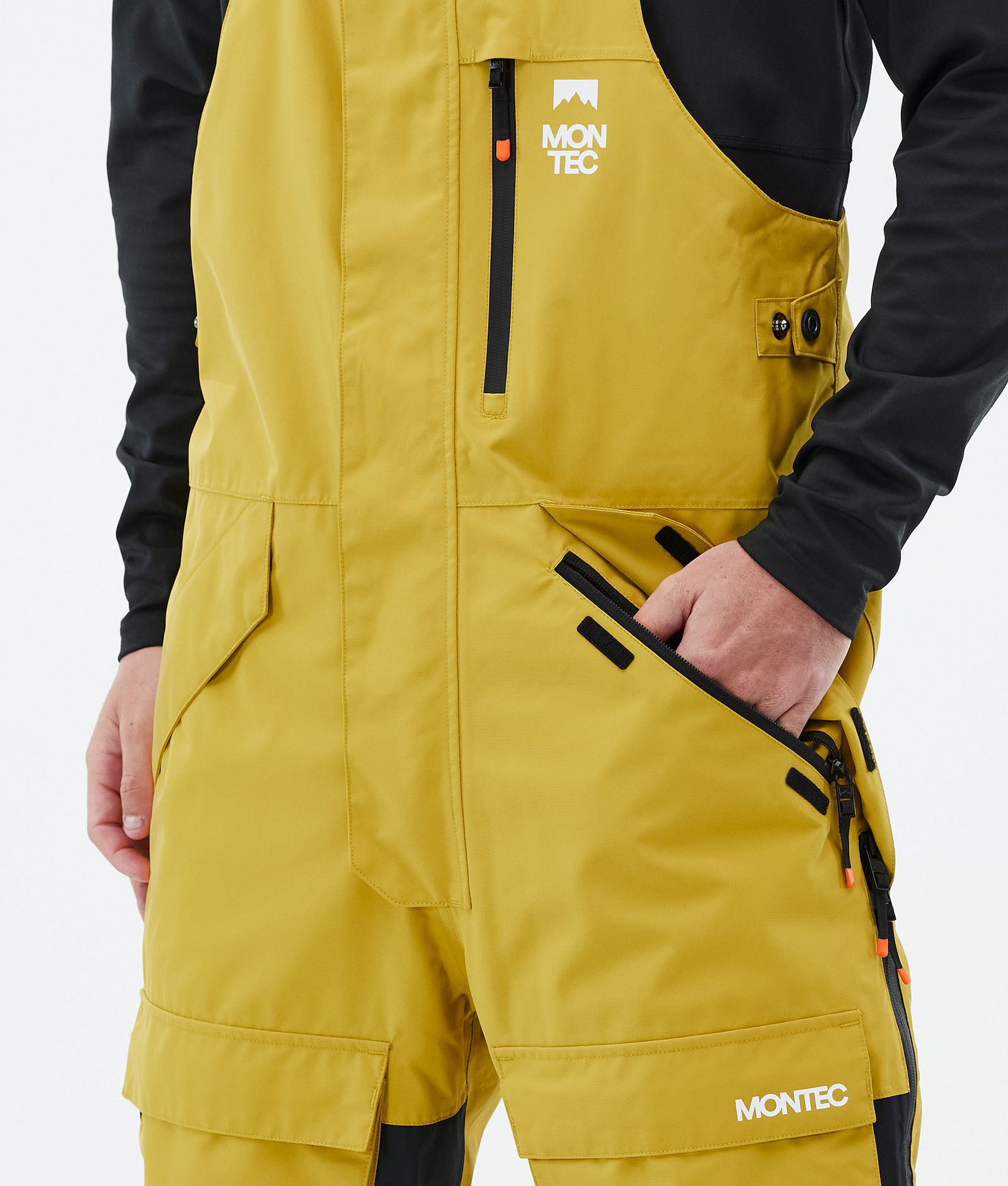 Fawk Pantalon de Snowboard Homme Yellow/Black, Image 5 sur 7