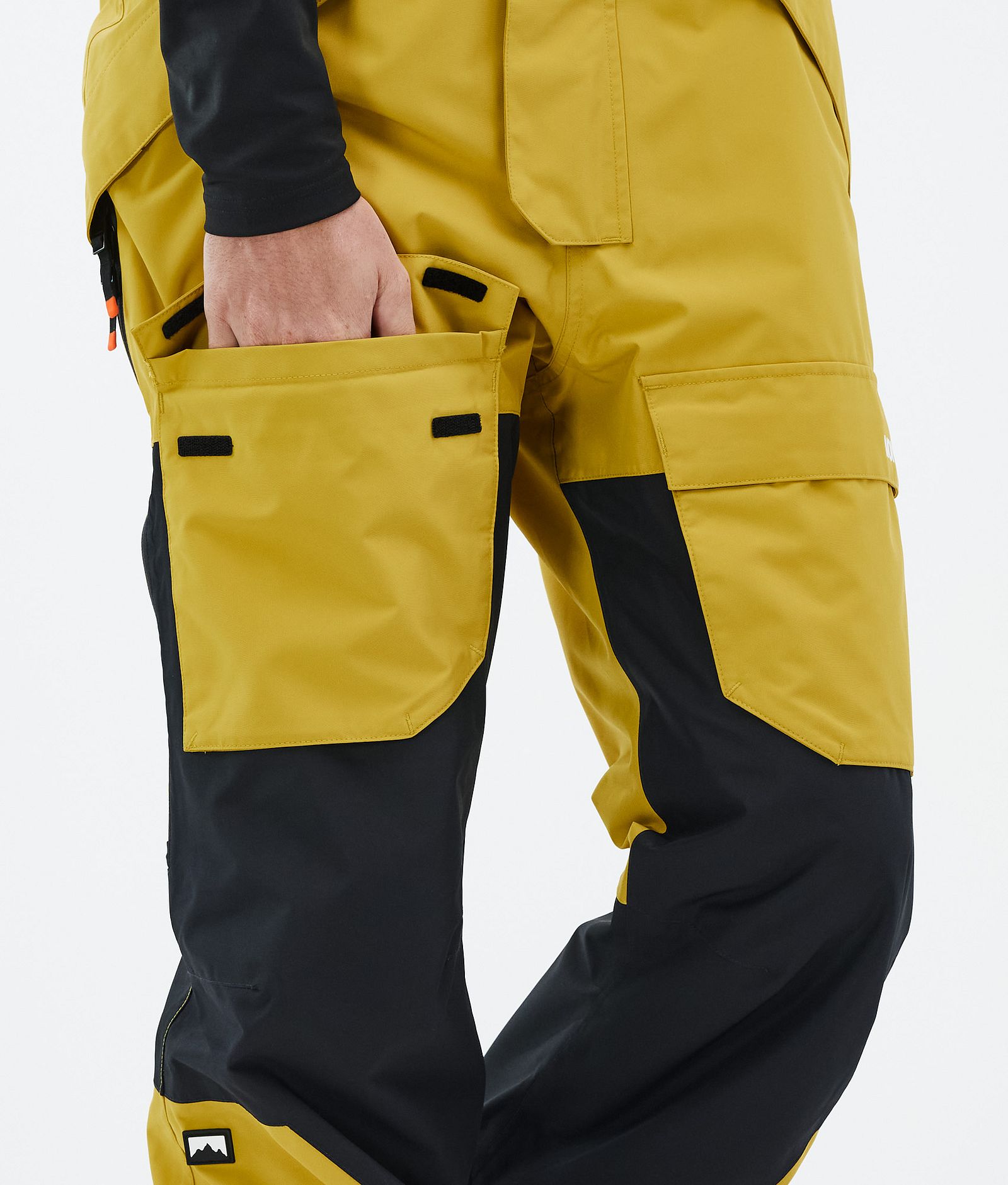 Fawk Ski Pants Men Yellow/Black, Image 7 of 7