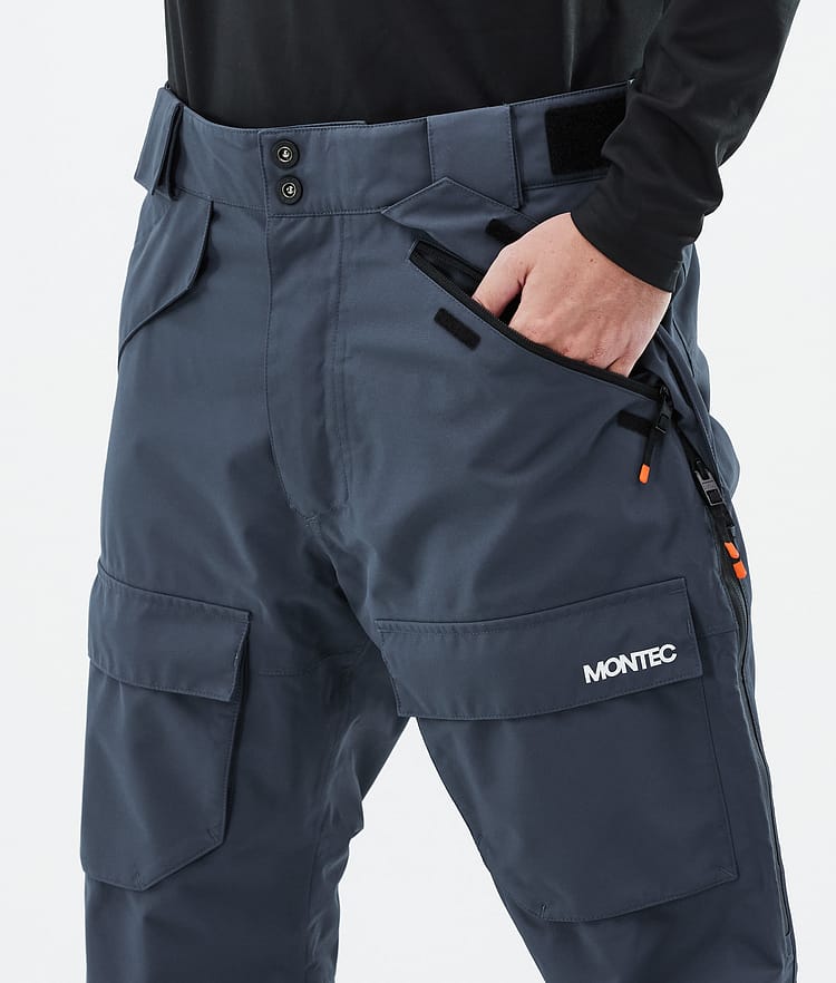 Kirin Pantalon de Snowboard Homme Metal Blue, Image 5 sur 6