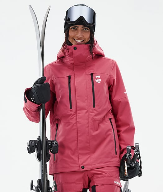 Fawk W Ski Jacket Women Light Red