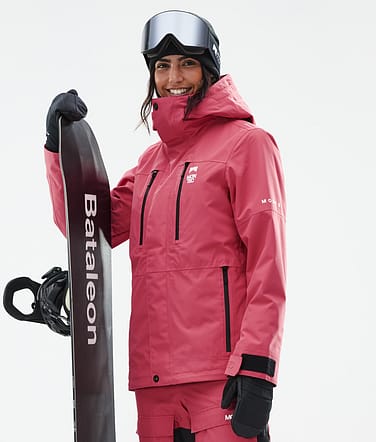 Fawk W Snowboard Jacket Light Red