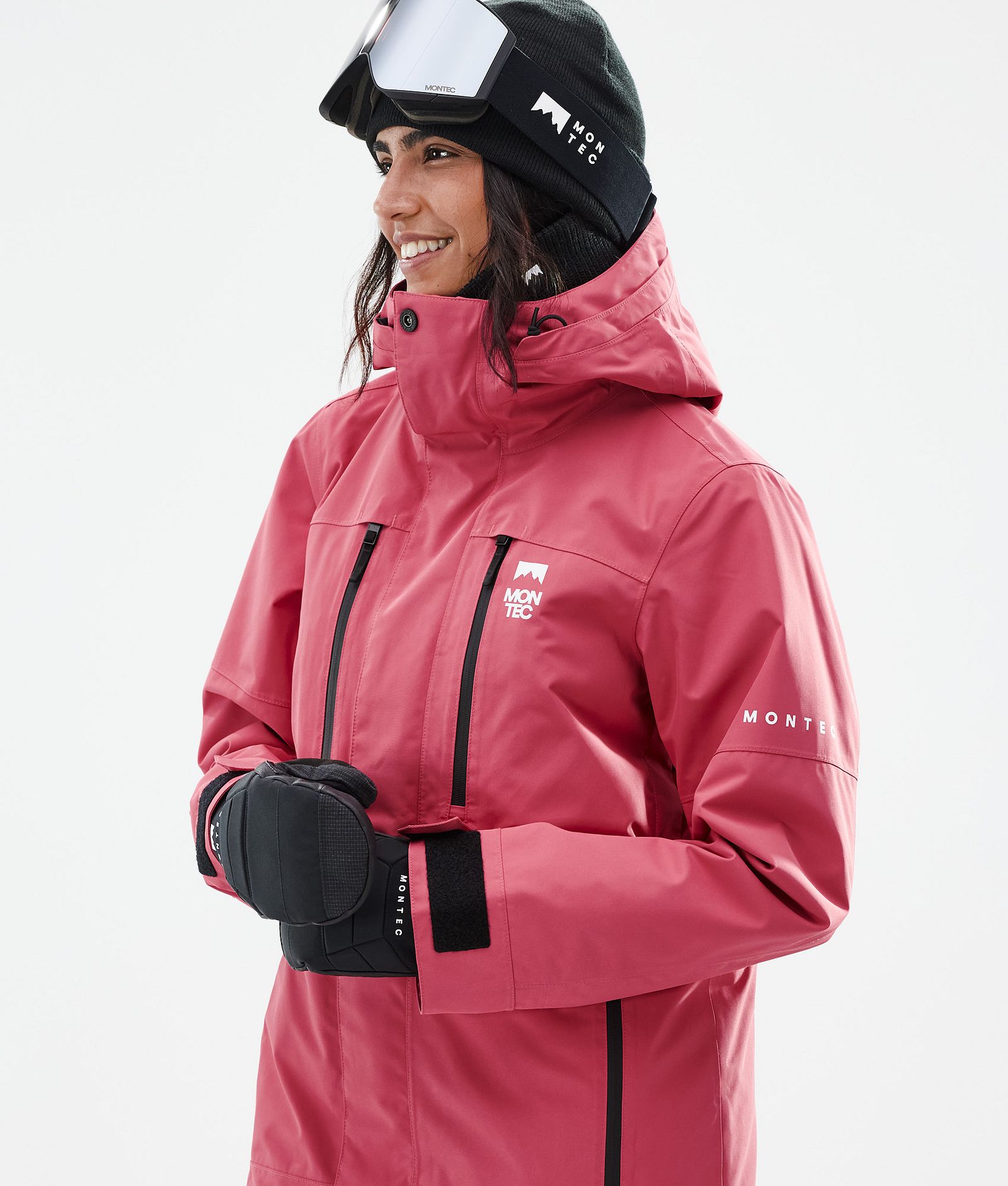 Fawk W Snowboardjakke Dame Light Red, Bilde 2 av 10