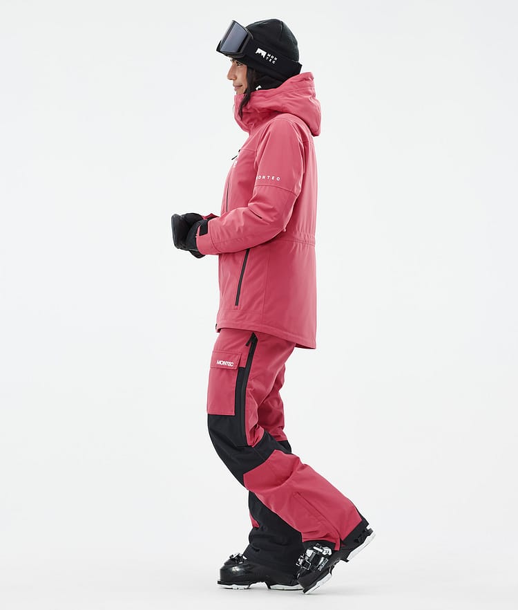 Fawk W Veste de Ski Femme Light Red, Image 4 sur 10