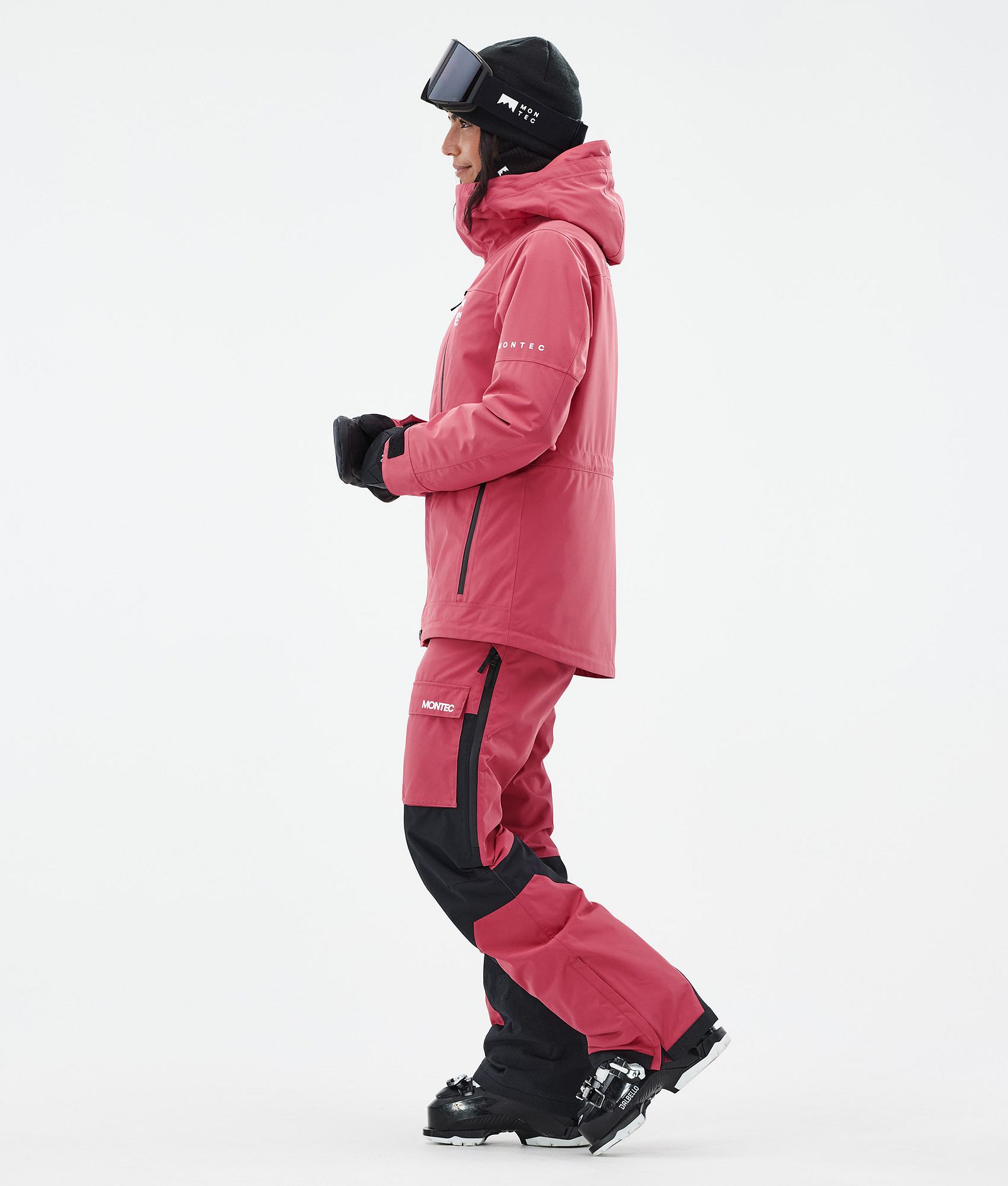 Fawk W Ski Jacket Women Light Red, Image 3 of 9