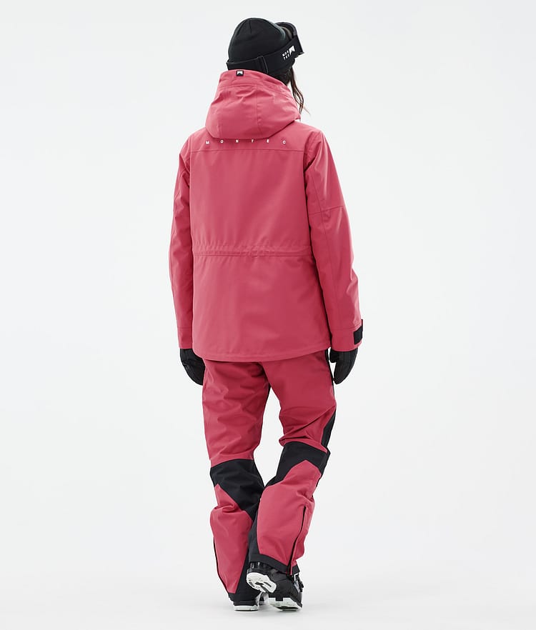 Fawk W Veste de Ski Femme Light Red, Image 4 sur 9