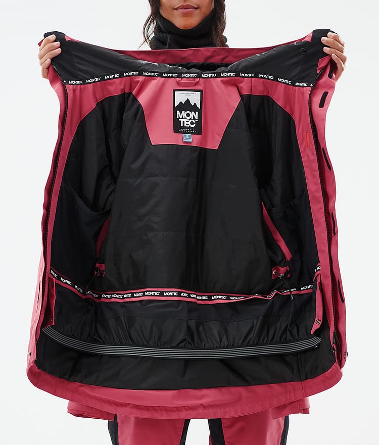 Fawk W Snowboardjakke Dame Light Red, Bilde 10 av 10