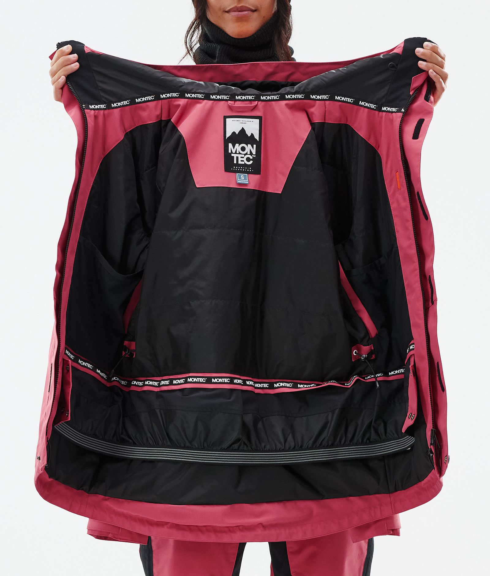 Fawk W Veste Snowboard Femme Light Red, Image 10 sur 10