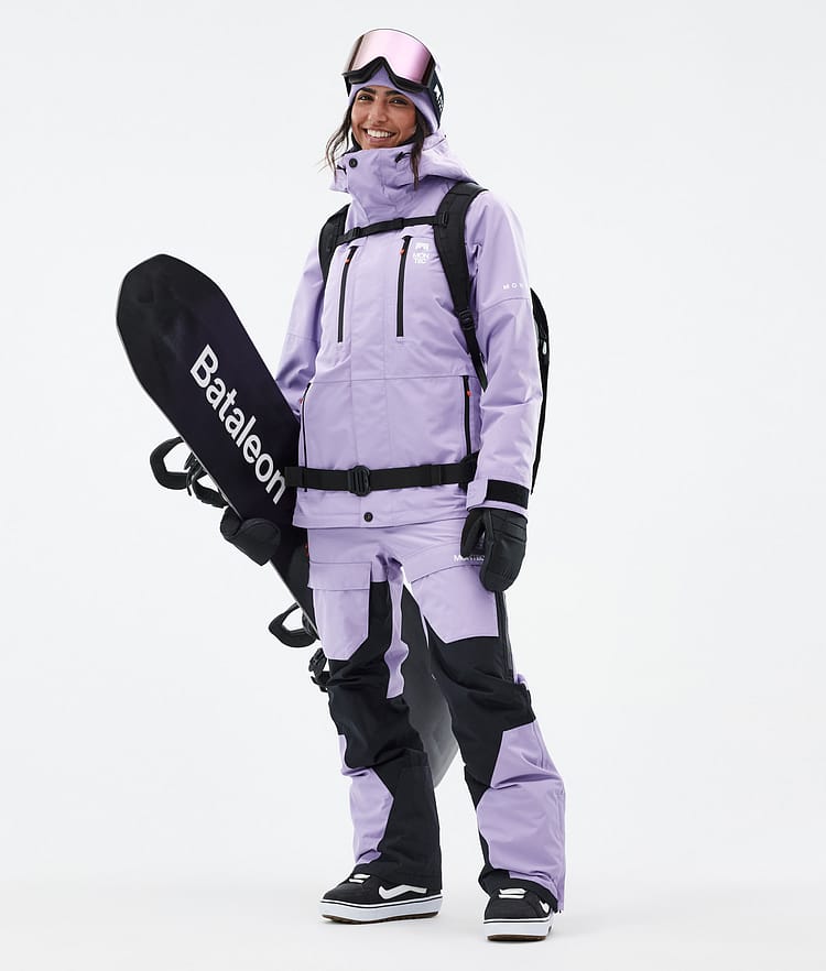 Fawk W Snowboardjakke Dame Faded Violet, Billede 3 af 10