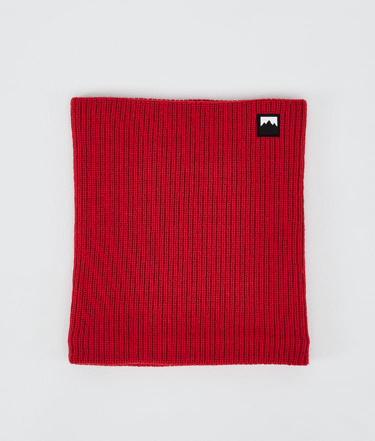 Classic Knitted Facemask Deep Red, Image 1 of 3