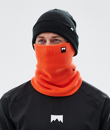 Classic Knitted Facemask Orange