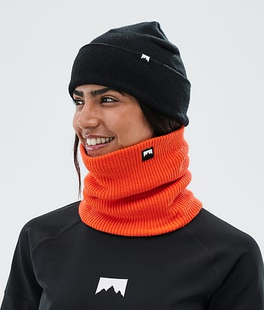 Classic Knitted Facemask Orange