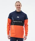 Alpha Tee-shirt thermique Homme Dark Blue/Black/Orange, Image 1 sur 5