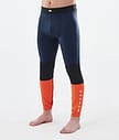 Alpha Base Layer Pant Men Dark Blue/Black/Orange