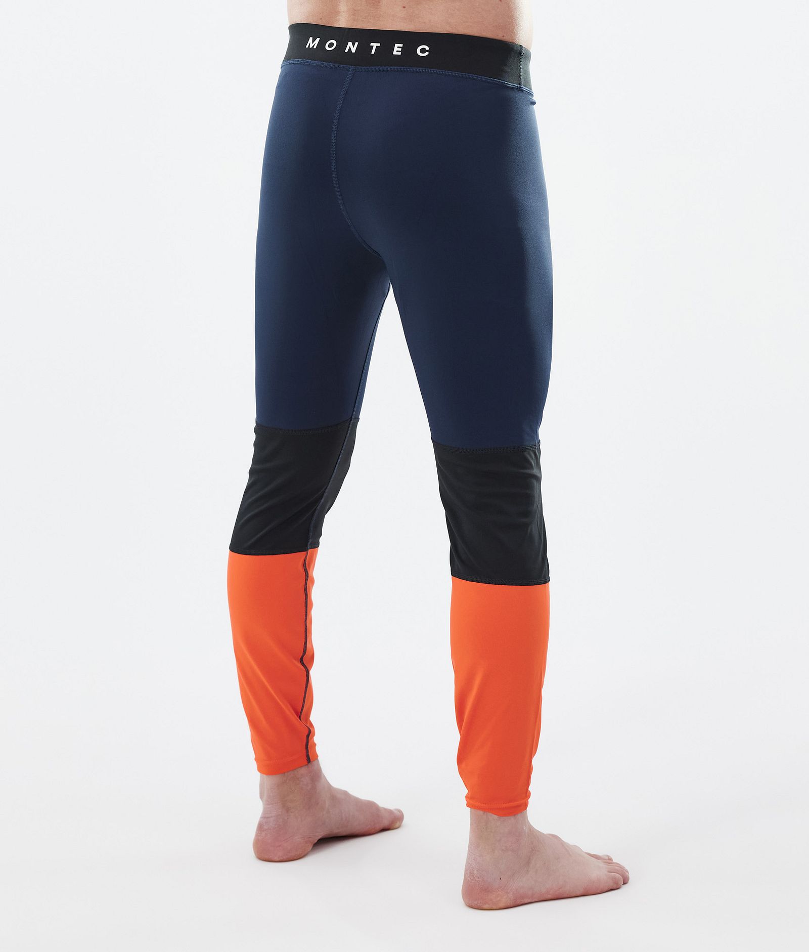 Alpha Pantalon thermique Homme Dark Blue/Black/Orange, Image 2 sur 7