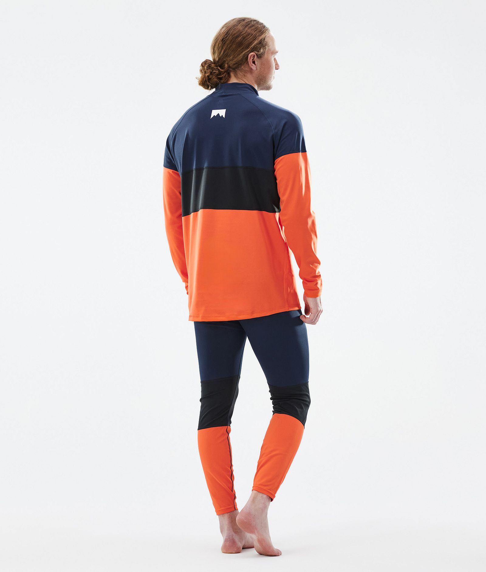 Alpha Base Layer Pant Men Dark Blue/Black/Orange, Image 4 of 7