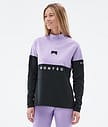 Alpha W Superundertøy overdel Dame Faded Violet/Black