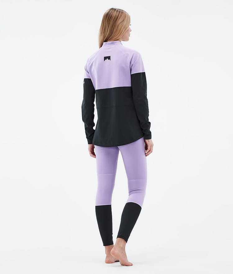 Alpha W Base Layer Top Women Faded Violet/Black, Image 4 of 5