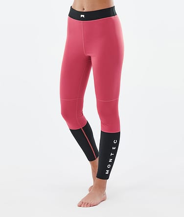 Alpha W Pantalon thermique Femme Light Red/Black