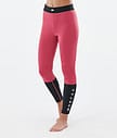 Alpha W Base Layer Pant Women Light Red/Black