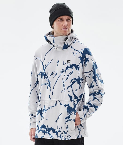 Delta Fleece Hoodie Men Ice