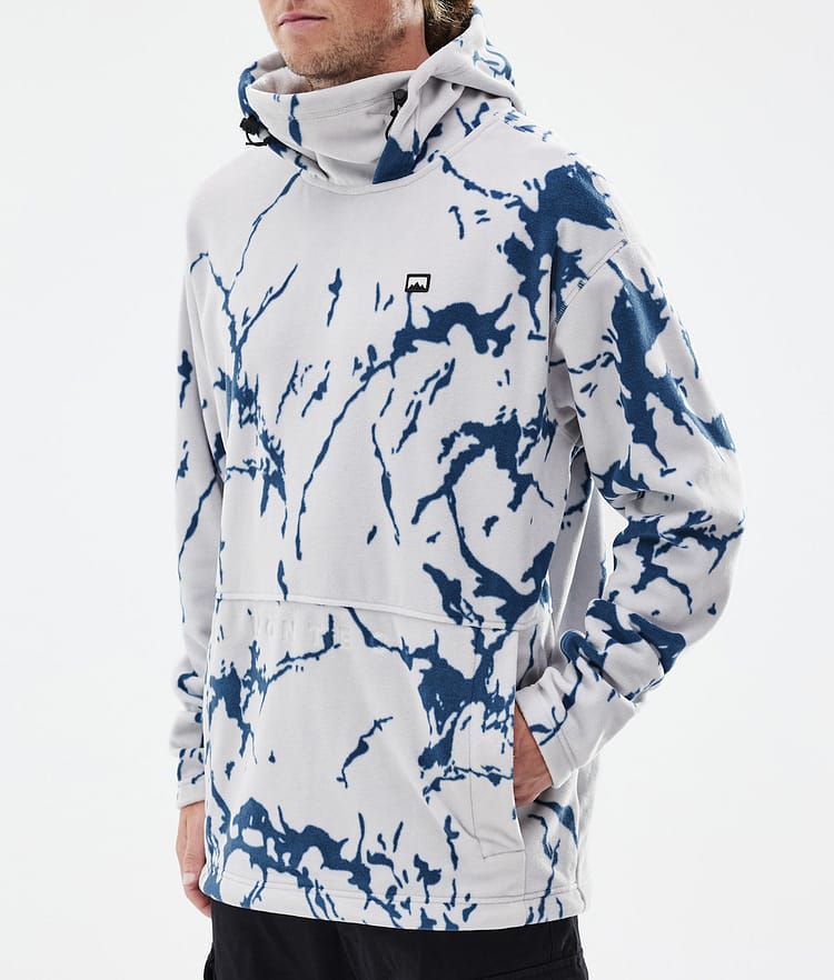 Delta Fleece Hoodie Men Ice, Image 7 of 7