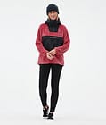 Lima W Pull Polaire Femme Light Red/Black, Image 3 sur 8