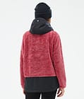 Lima W Fleece Hoodie Dames Light Red/Black, Afbeelding 6 van 8