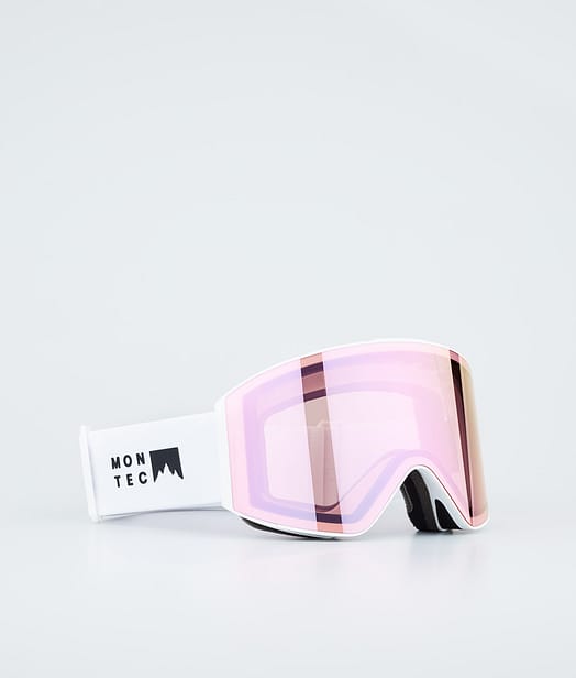 Scope Skibril White/Pink Sapphire Mirror