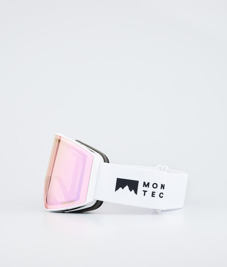 Scope Ski Goggles White/Pink Sapphire Mirror, Image 5 of 6