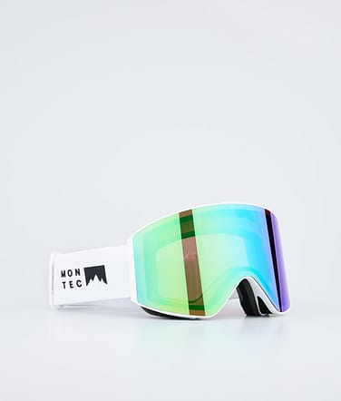 Scope Ski Goggles White/Tourmaline Green Mirror