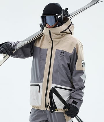 Morpheus Ski Jacket Men Sand/Light Pearl/Light Grey