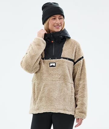 Uniform W Fleece Hoodie Women Sand/Black