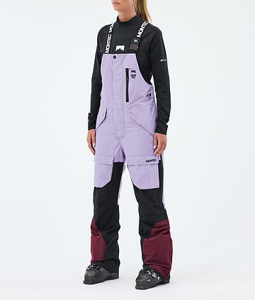 Fawk W Ski Pants Women Faded Violet/Black/Burgundy