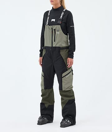 Dozer W Ski Pants Women Greenish/Black/Olive Green