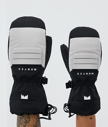 Roast Snow Mittens Light Grey