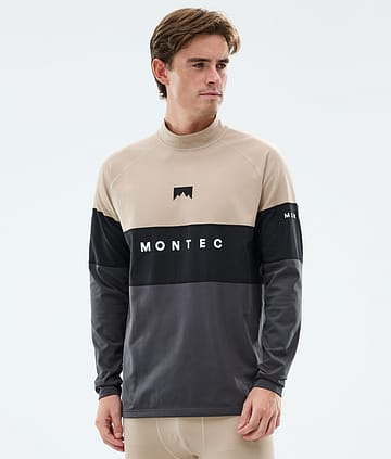 Alpha Base Layer Top Men Sand/Black/Phantom