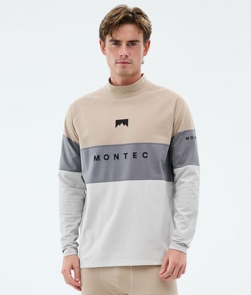 Alpha Base Layer Top Men Sand/Light Pearl/Light Grey
