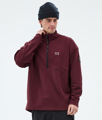 Nova Midlayer Sweater Men Burgundy