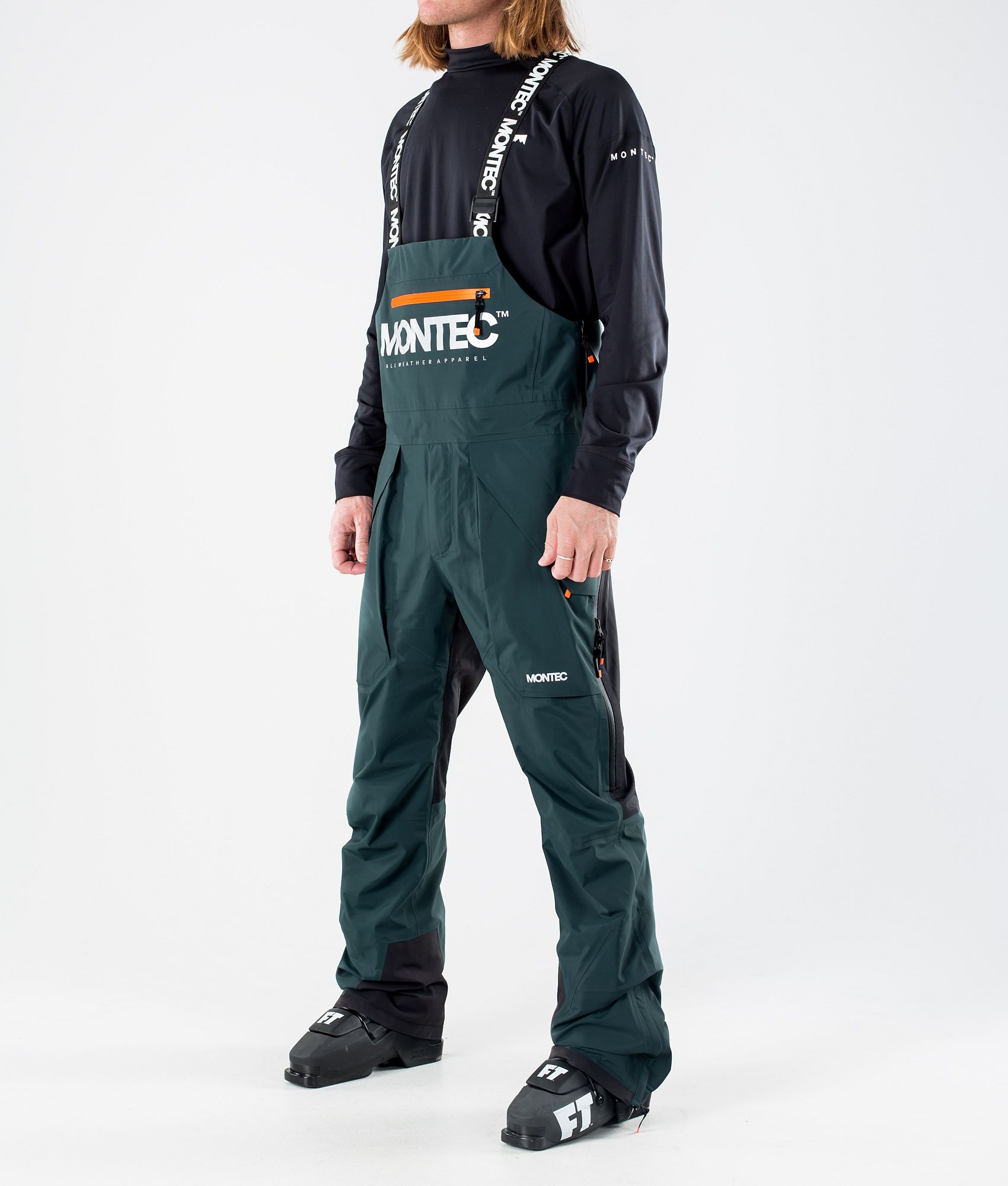 Montec Fawk 2021 Ski Pants Men Black | Montecwear.com