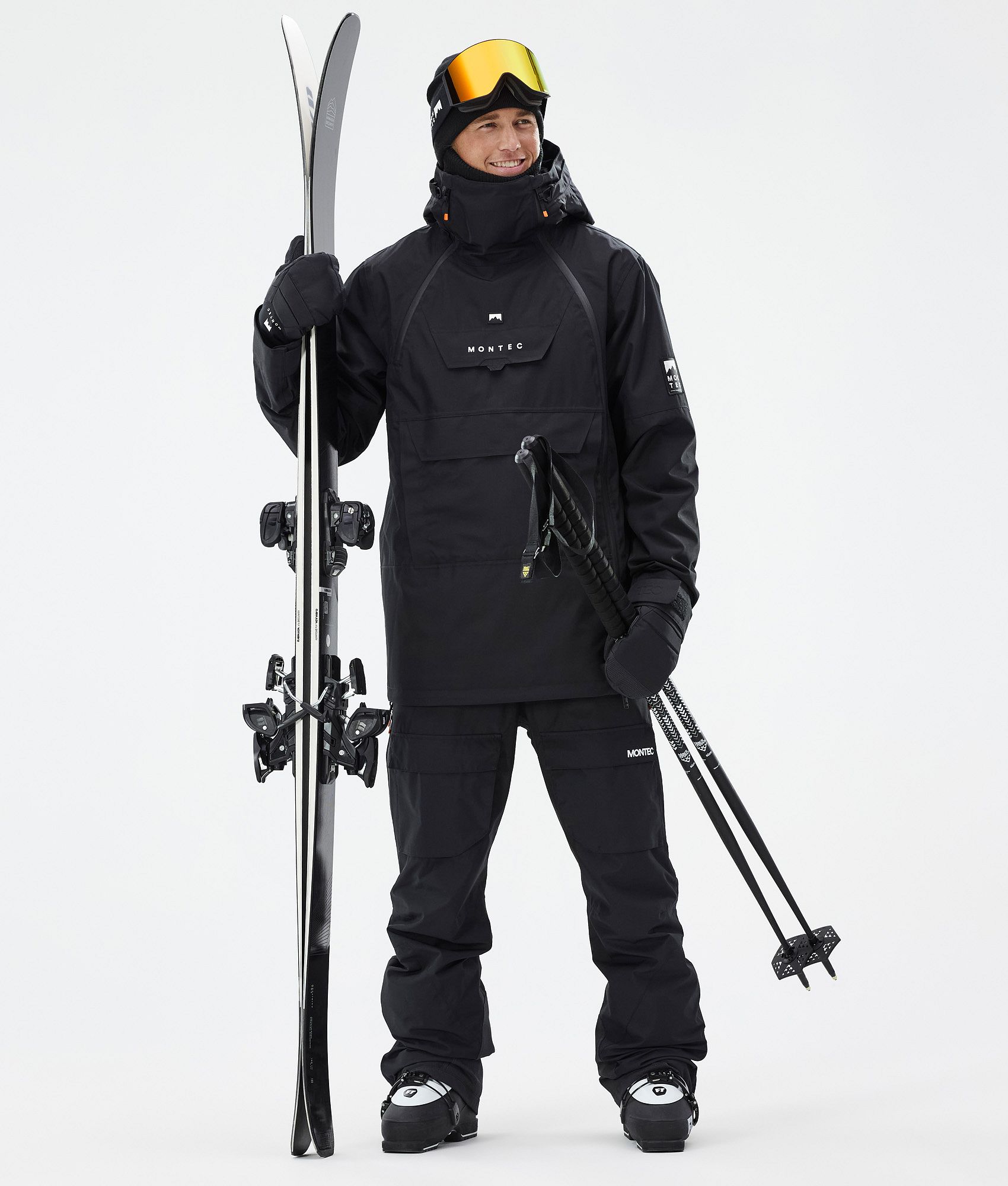 All black ski suit online