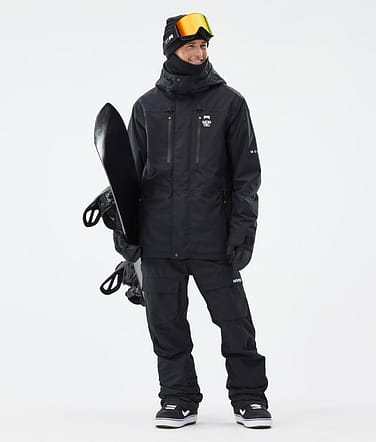 Fawk Snowboardoutfit Herre Black/Black