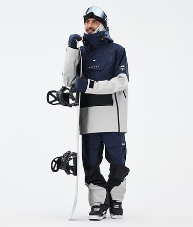 Doom Outfit Snowboardowy Mężczyźni Dark Blue/Black/Light Grey