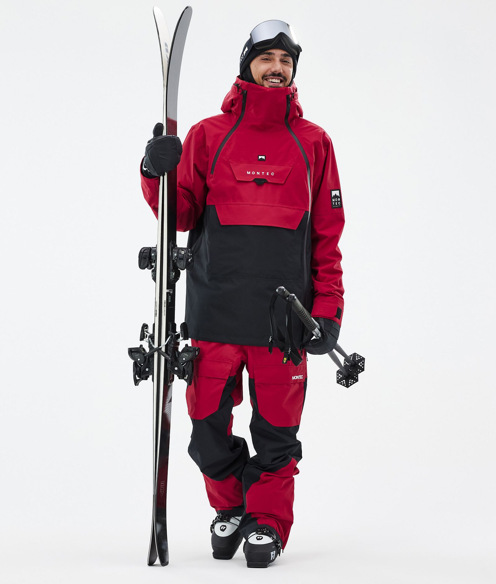 Doom Ski Outfit Herren Deep Red/Black, Image 1 of 2