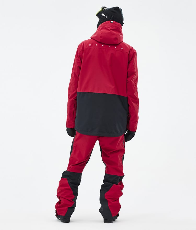 Fawk Ski Outfit Herren Deep Red/Black, Image 2 of 2