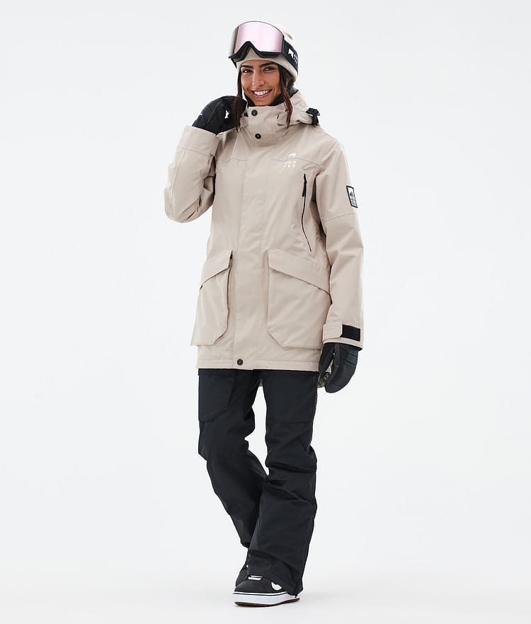 Virago W Snowboard Outfit Dame Sand/Black, Image 1 of 2