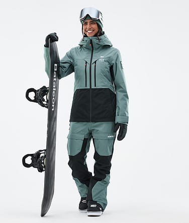 Moss W Snowboardoutfit Dame Atlantic/Black