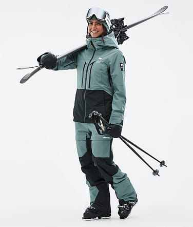 Moss W Ski Outfit Damen Atlantic/Black