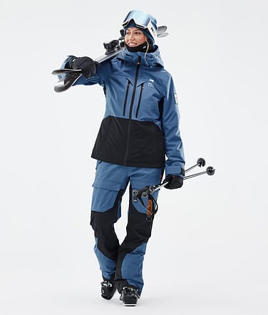 Moss W Ski Outfit Women Blue Steel/Black